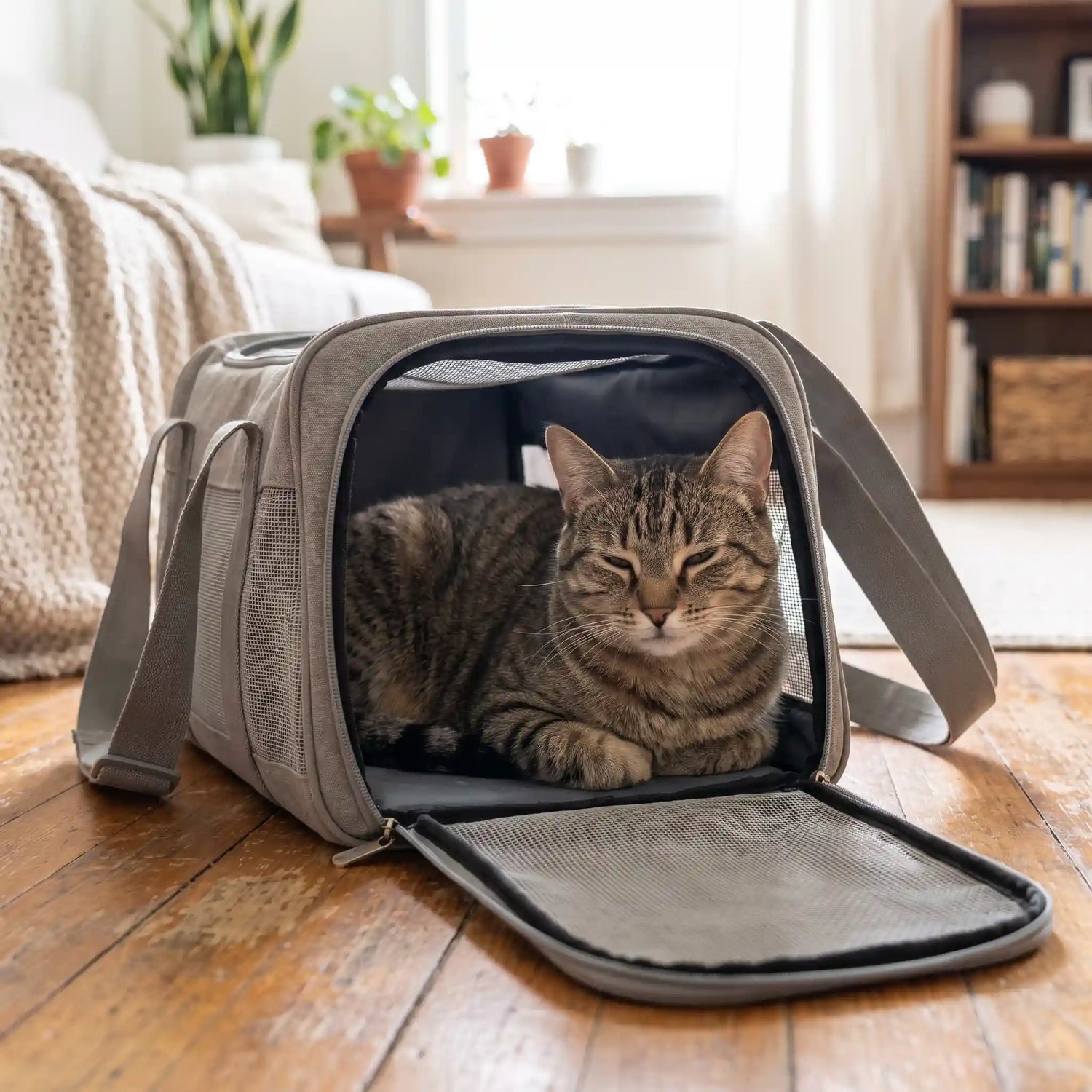 sac-de-transport-pour-chat-gris