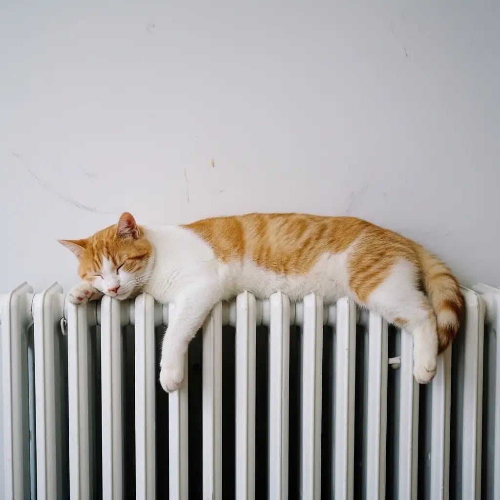 chat-roux-qui-dors-point-chaud-radiateur-endroits-chauds