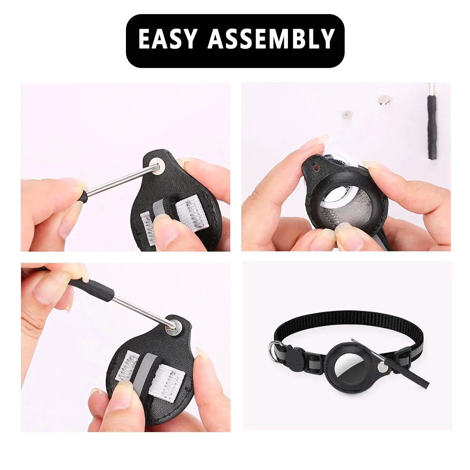 Cadeau offert - Collier airtag réflechissant Sac pour chat