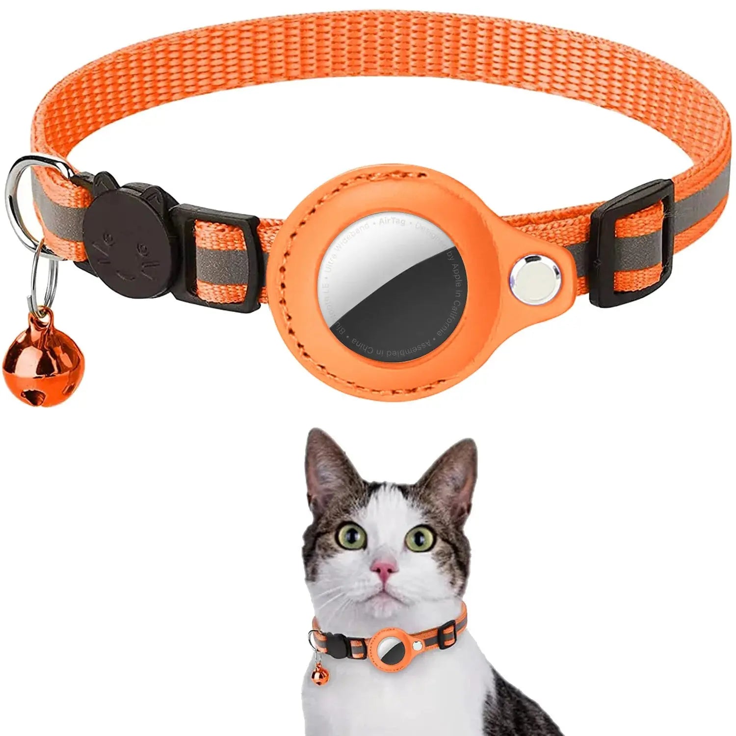 Cadeau offert - Collier airtag réflechissant Sac pour chat