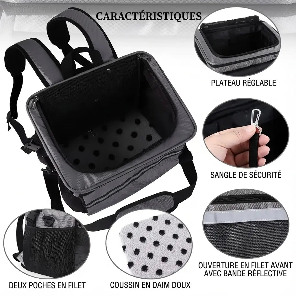 Panier pour chat de vélo