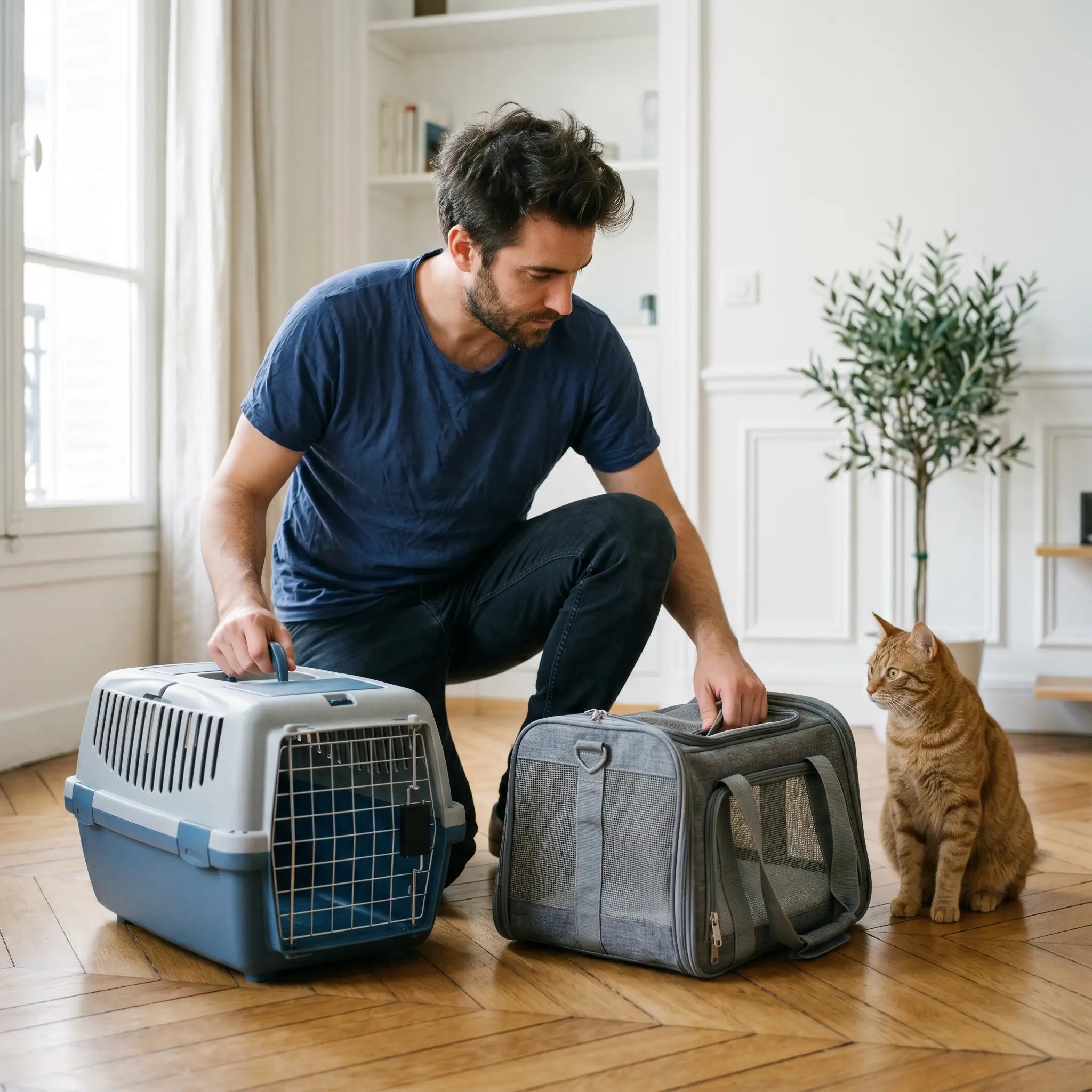 caisse-transport-chat-rigide-vs-sac-souple-comparaison-appartement