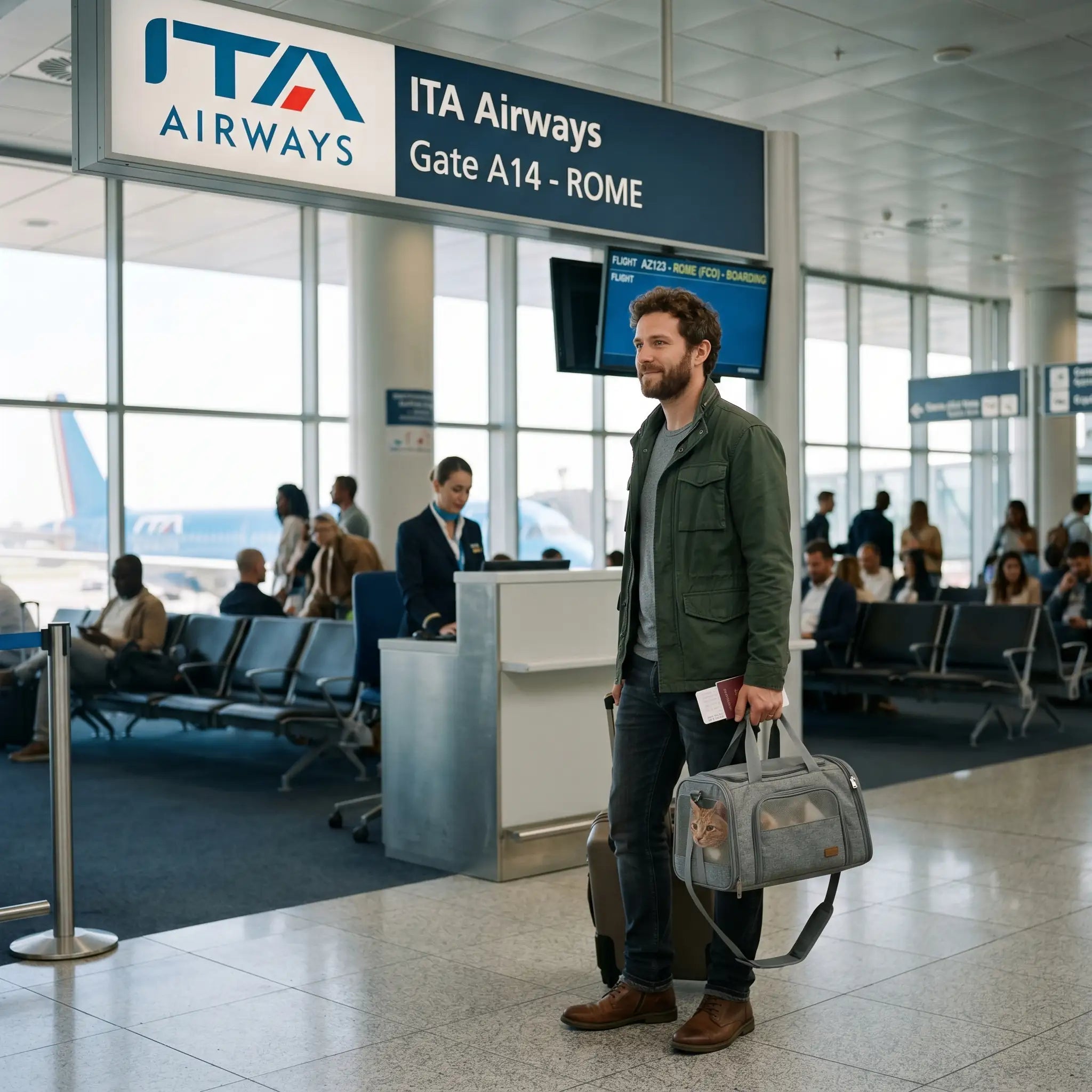 sac-pour-chat-avec-chat-dedans-avion-cabine-italie