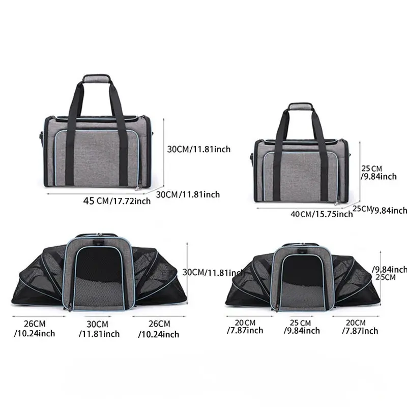 Sac de transport pour chat | Double extension Sac pour chat