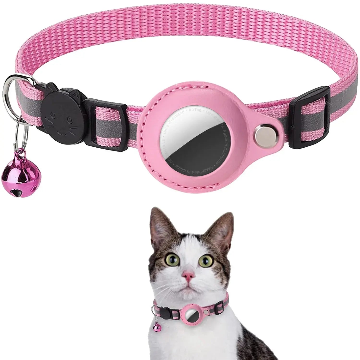 Cadeau offert - Collier airtag réflechissant Sac pour chat
